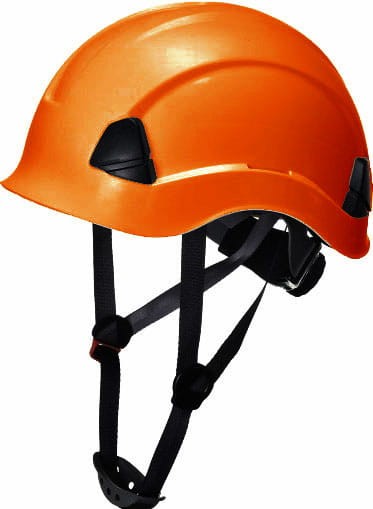 kask hełm roboczy, kask wysokościowy, kask orange, ochrona głowy, prace na wysokościach, budownictwo, Portwest