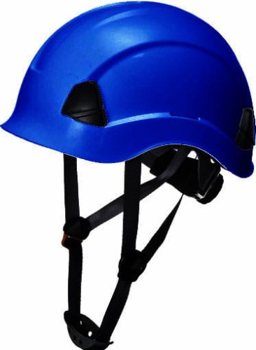 Kask hełm roboczy LOKI wysokościowy 4-pkt - blue