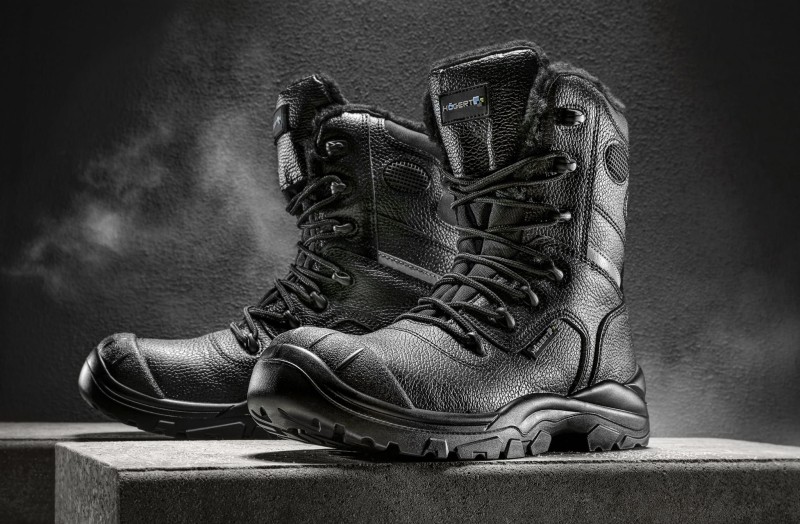 buty robocze zimowe, buty ochronne S3, buty zimowe śniegowce, HOGERT WETTER, buty robocze skórzane