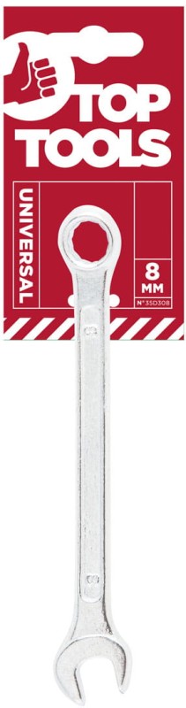 klucz płasko-oczkowy, Top Tools, narzędzia ręczne, klucz stalowy, narzędzia warsztatowe, klucz płaski, klucz oczkowy, narzędzia budowlane