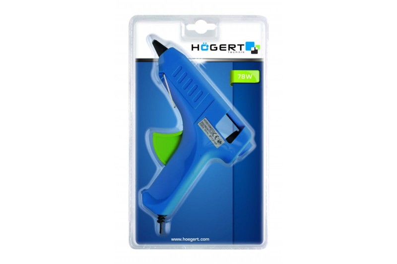 Kup pistolet do kleju 78W, 11,2mm HT2C108 HOGERT. Odporny na przegrzewanie, szybkie rozgrzewanie. Idealny do profesjonalnych zastosowań monterskich.