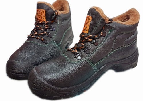 buty  robocze BHP robocze zimowe ocieplane trzewiki skórzane z noskiem TEXAS BOA S1