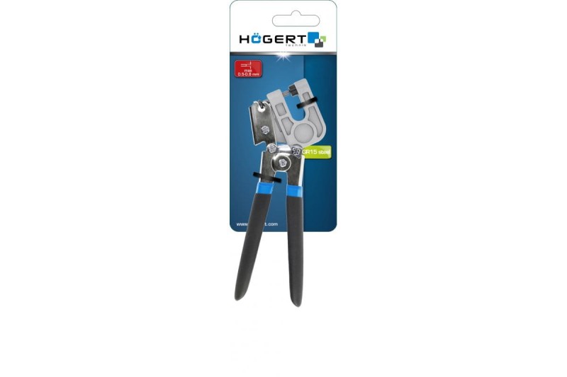 szczypce do łączenia profili metalowych, narzędzia Högert Technik, 275 mm, blachy o grubości 0,5-0,8 mm