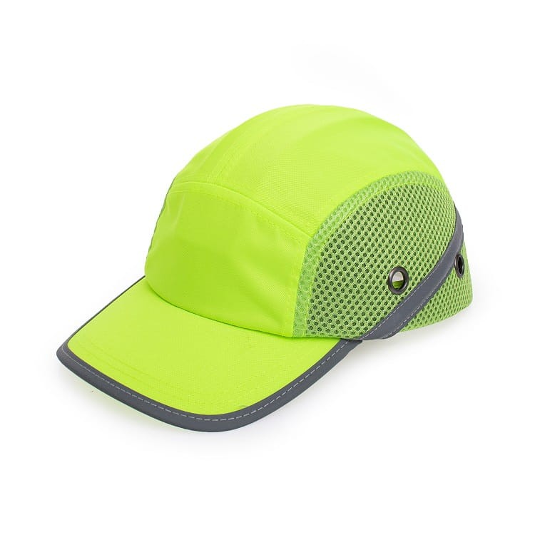 lekki kask ochronny, czapka z daszkiem, ProCera, ochrona głowy, EN-812, odzież robocza, wentylacja, taśma odblaskowa