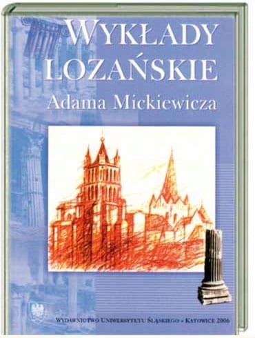 ADAM MICKIEWICZ-WYKLADY LOZANSKIE - PARYSKIE