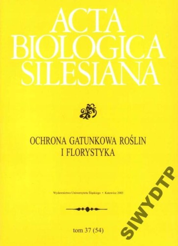 OCHRONA GATUNKOWA ROSLIN I FLORYSTYKA -
