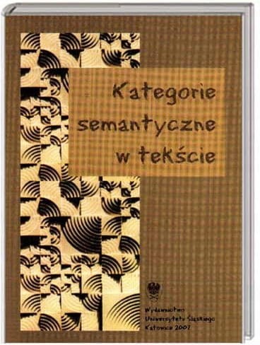 KATEGORIE SEMANTYCZNE W TEKSCIE ROSYJSKIM -