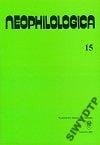NEOPHILOLOGICA 15 STUDIA NAD SKLADNIA I SEMANTYKA