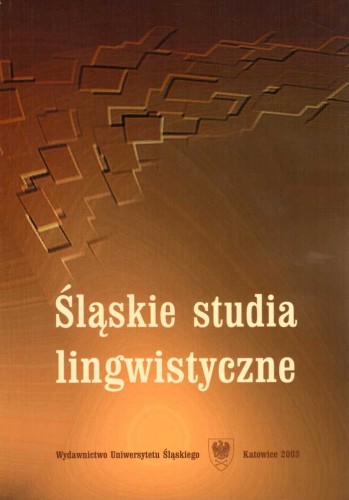 SLASKIE STUDIA LINGWISTYCZNE - SLASK - ETYMOLOGIE
