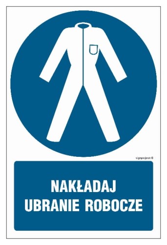 GL039 Nakładaj ubranie robocze 