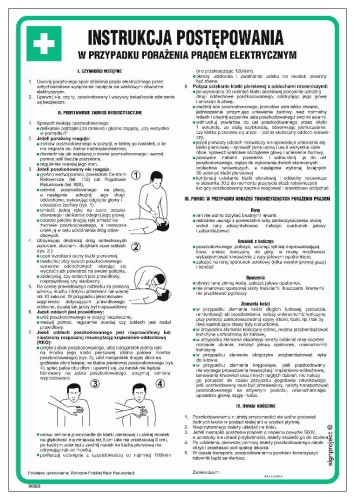 DD003 Instrukcja postępowania w wypadku porażenia prądem elektrycznym