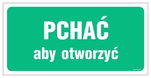 AC032 Pchać aby otworzyć