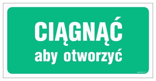 AC031 Ciągnąć aby otworzyć