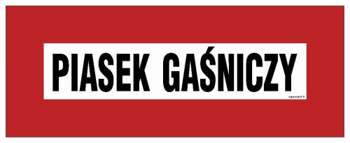 BC103 Piasek gaśniczy