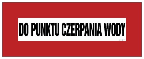 BC108 Do punktu czerpania wody