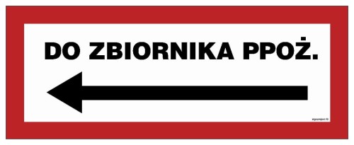BC135 Do zbiornika ppoż. w lewo