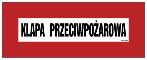 BC116 Klapa przeciwpożarowa