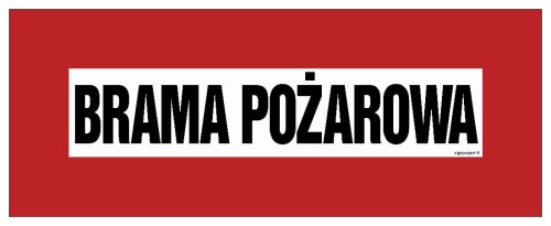 BC106 Brama pożarowa