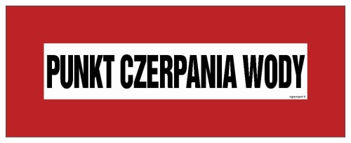 BC107 Punkt czerpania wody