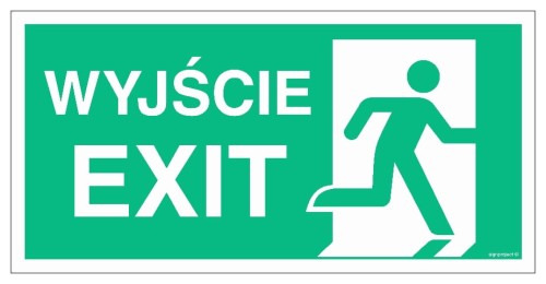 AC075 Wyjście / EXIT prawostronne