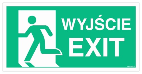 AC076 Wyjście / EXIT lewostronne