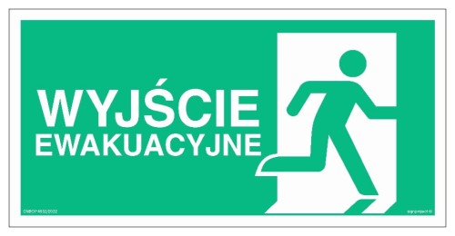 AC129 Wyjście ewakuacyjne w prawo