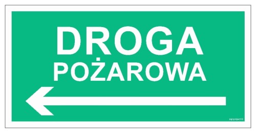 AC077 Droga pożarowa w lewo