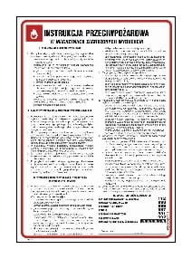 DB025 Instrukcja przeciwpożarowa w magazynach zagrożonych wybuchem