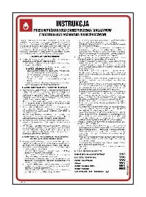 DB010 Instrukcja przeciwpożarowego zabezpieczenia magazynów z materiałami pożarowo niebezpiecznymi