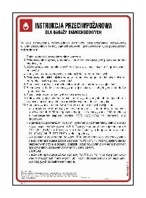 DB022 Instrukcja przeciwpożarowa dla garaży samochodowych