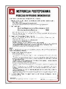 DB020 Instrukcja postępowania podczas wypadku drogowego