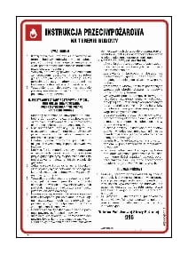 DB028 Instrukcja przeciwpożarowa na terenie budowy