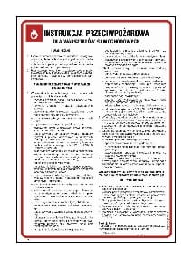 DB027 Instrukcja przeciwpożarowa dla warsztatów samochodowych