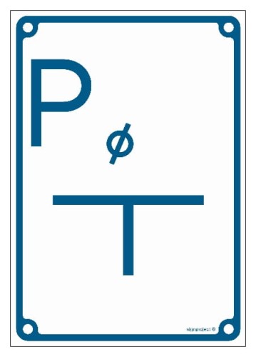 JB009 Tablica orientacyjna punktu pomiarowego