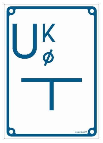 JB007 Tablica orientacyjna przyłączenia stacji ochrony katodowej