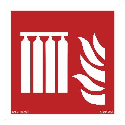 BF008 Bateria stałego urządzenia gaśniczego 
