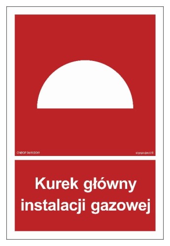 BB005 Kurek główny instalacji gazowej