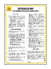 IAF05 Instrukcja BHP na stanowisku malarza budowlanego