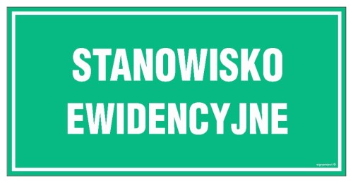JE014 Stanowisko ewidencyjne