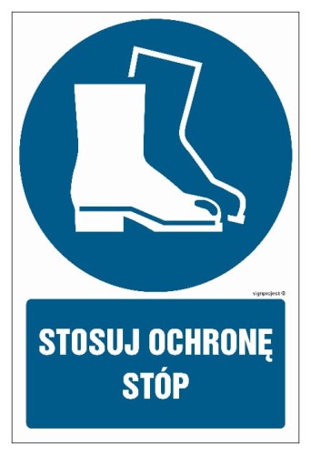 GL007 Stosuj ochronę stóp 