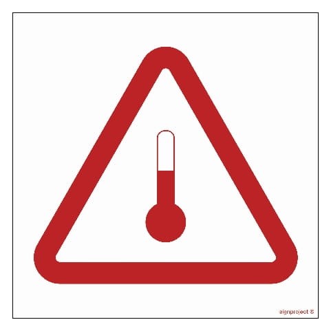MA008 Oznakowanie dla materiałów o podwyższonej temperaturze 