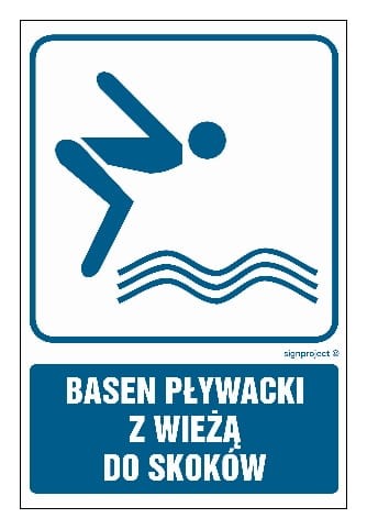 RD006 Basen pływacki z wieżą do skoków