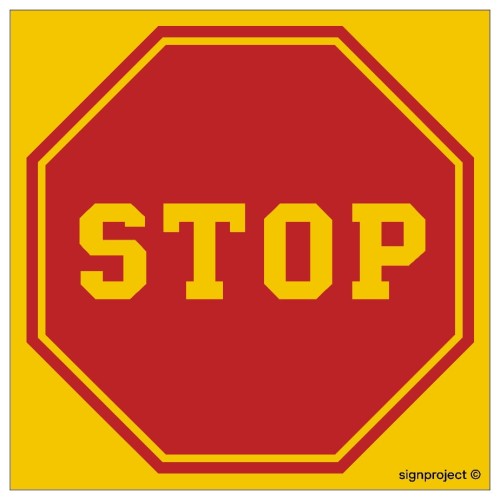 SA050 STOP (tablica do oznaczenia autobusu szkolnego)