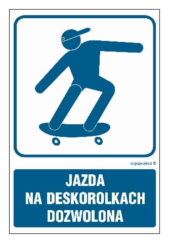 RB023 Jazda na deskorolkach dozwolona