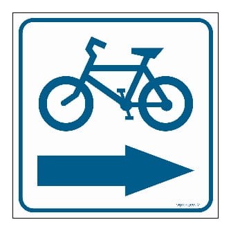 RA119 Kierunek ścieżki rowerowej 1