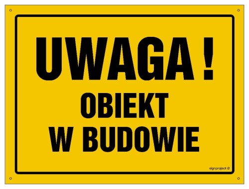 OA207 Uwaga! Obiekt w budowie