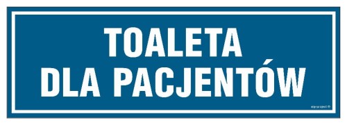 PA314 Toaleta dla pacjentów