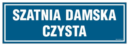 PA299 Szatnia damska czysta