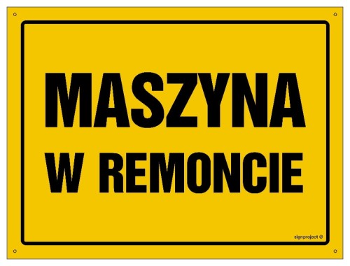 OA137 Maszyna w remoncie
