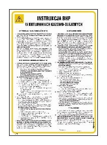 IAF21 Instrukcja BHP w kotłowniach olejowo-gazowych